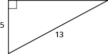 A right triangle.