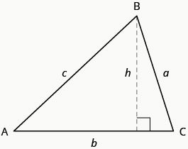 A fully labeled triangle.